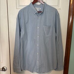Old Navy Blue Casual Button Down Shirt